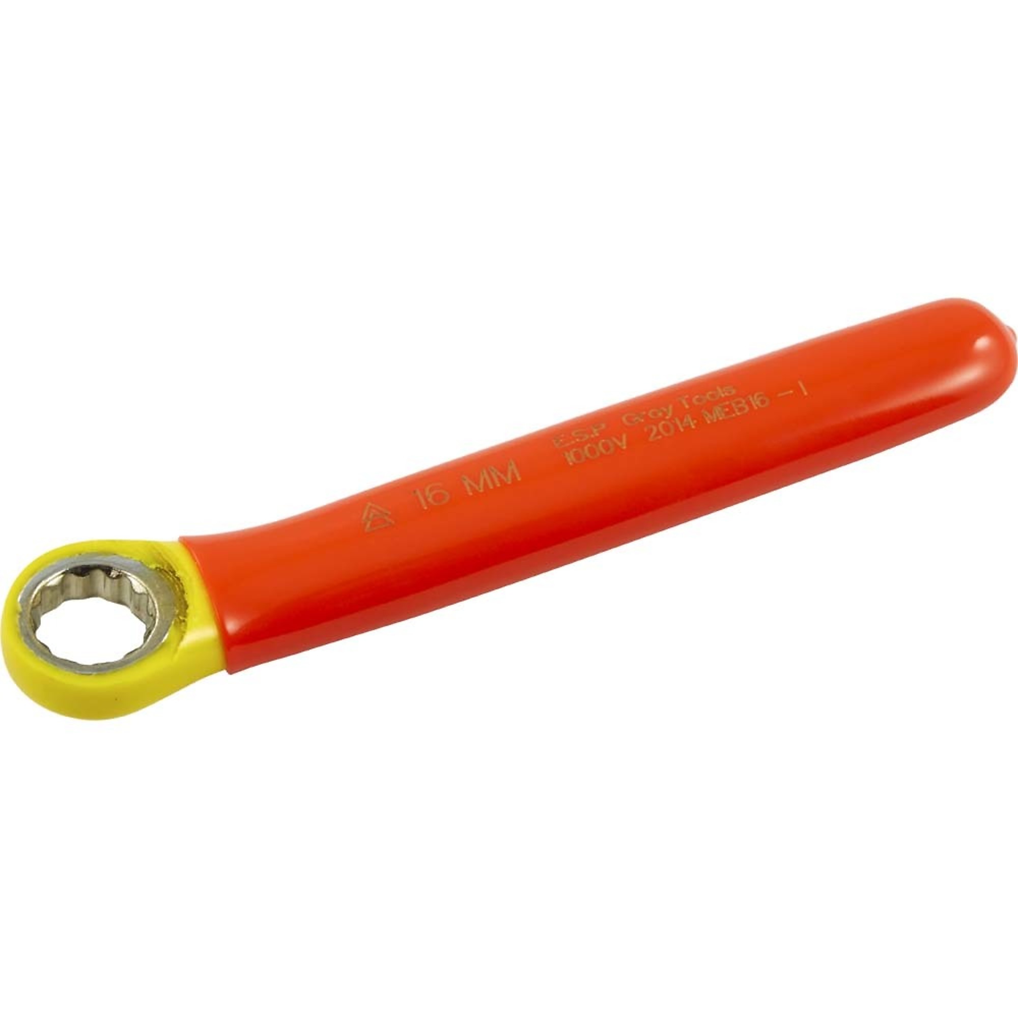 Gray Tools, Box End Wrench 16mm, 1000V Insulated, Model# MEB16-I